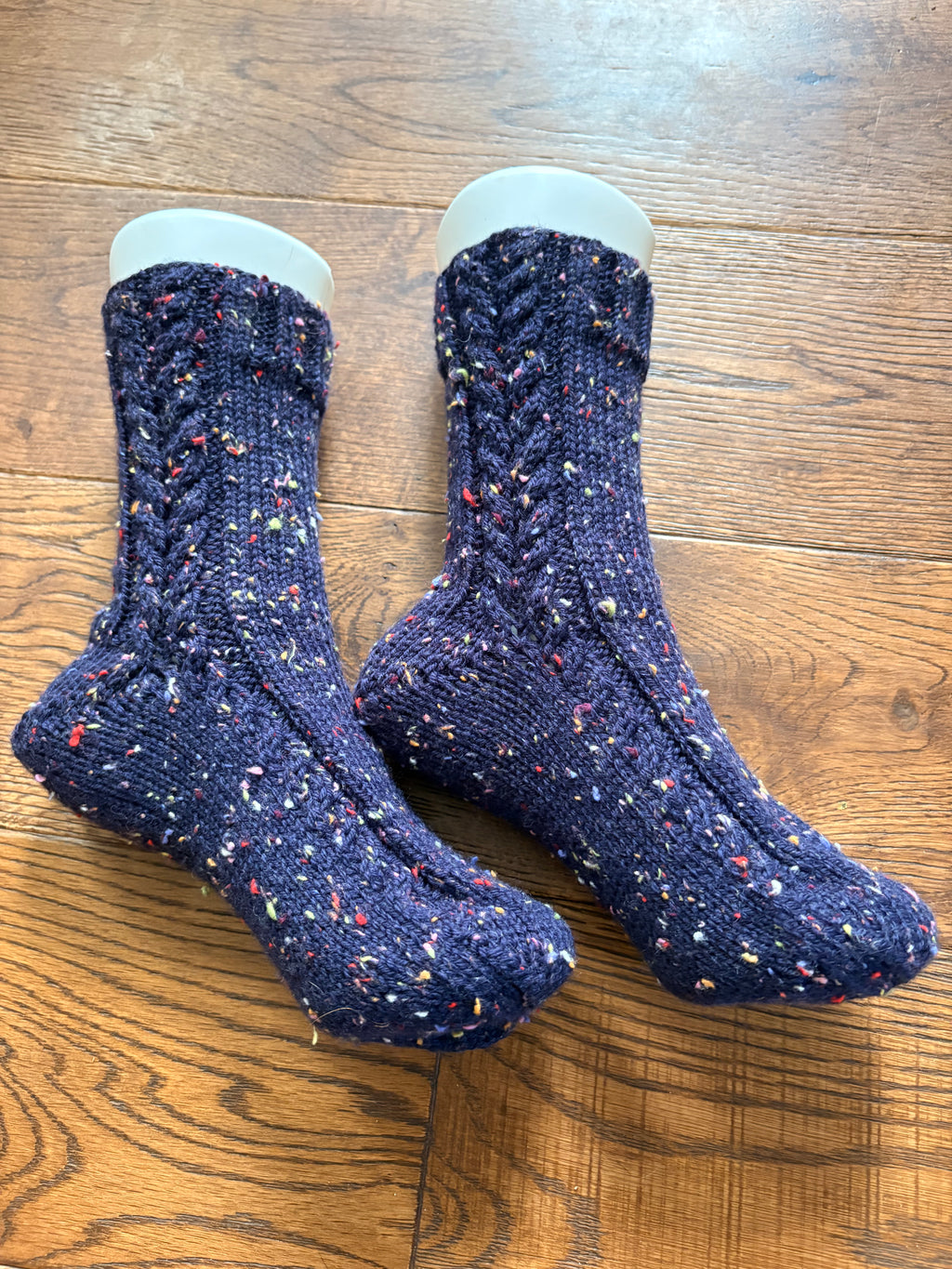 Navy tweed
