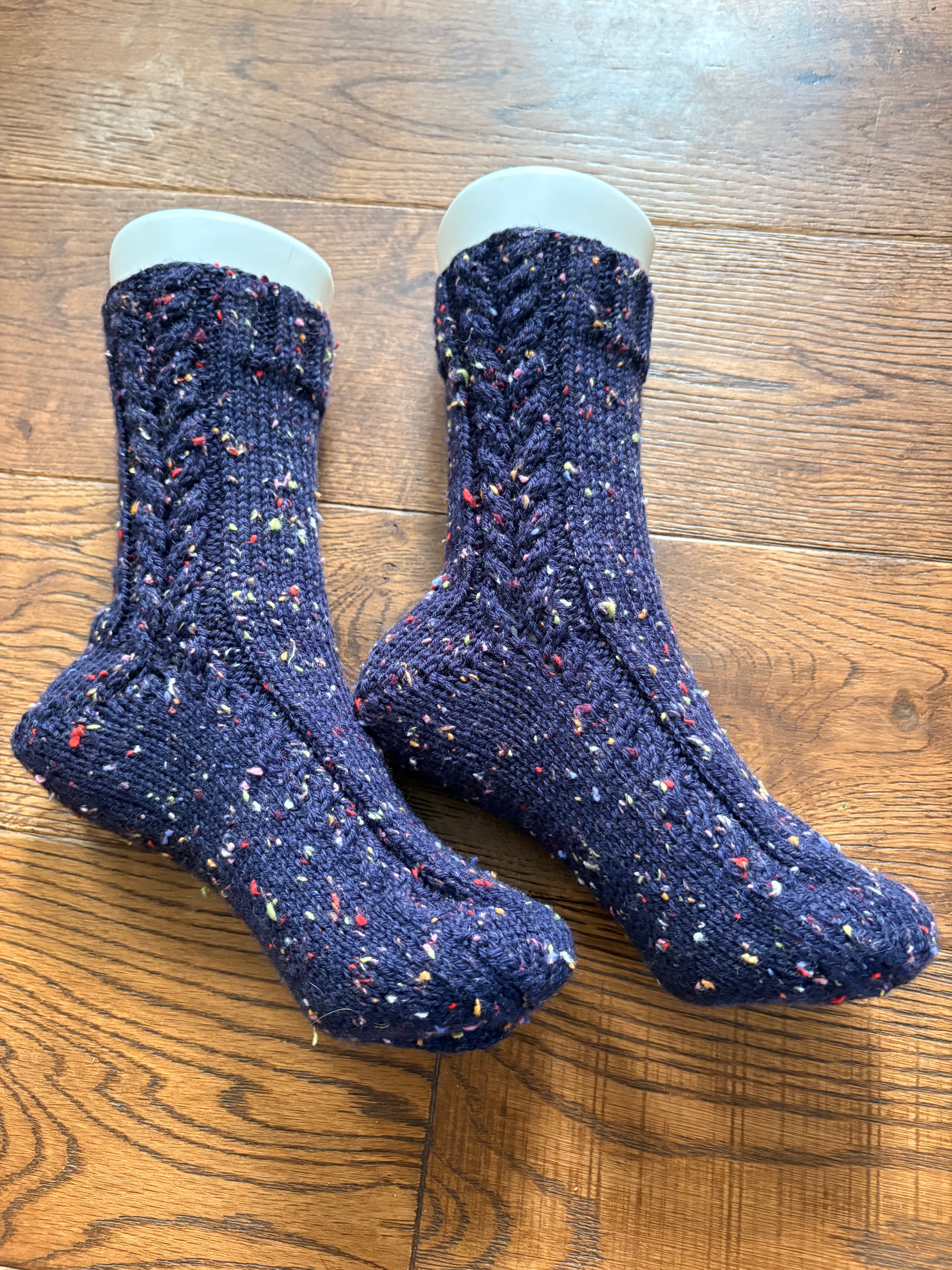 Navy tweed
