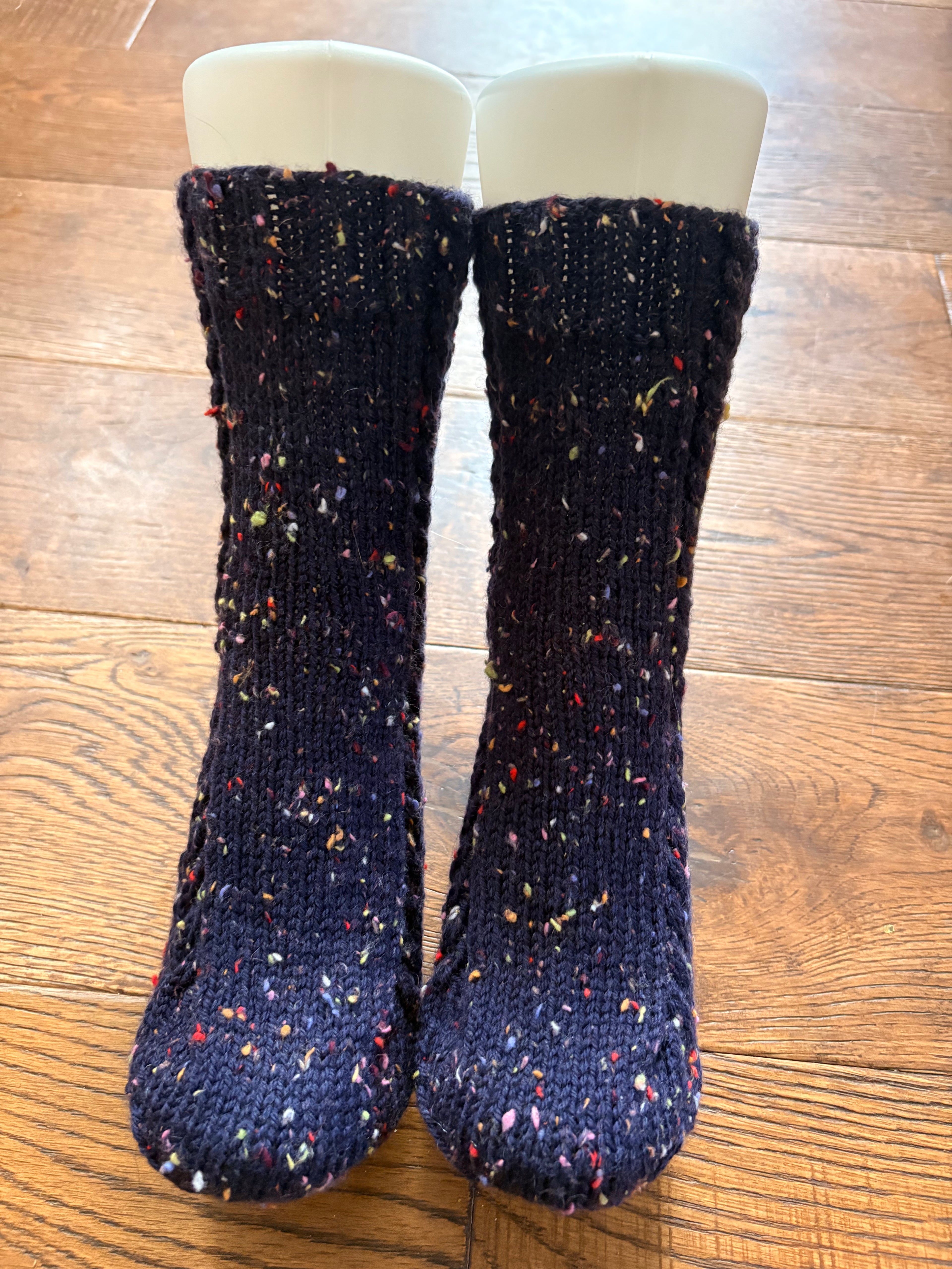 Navy tweed