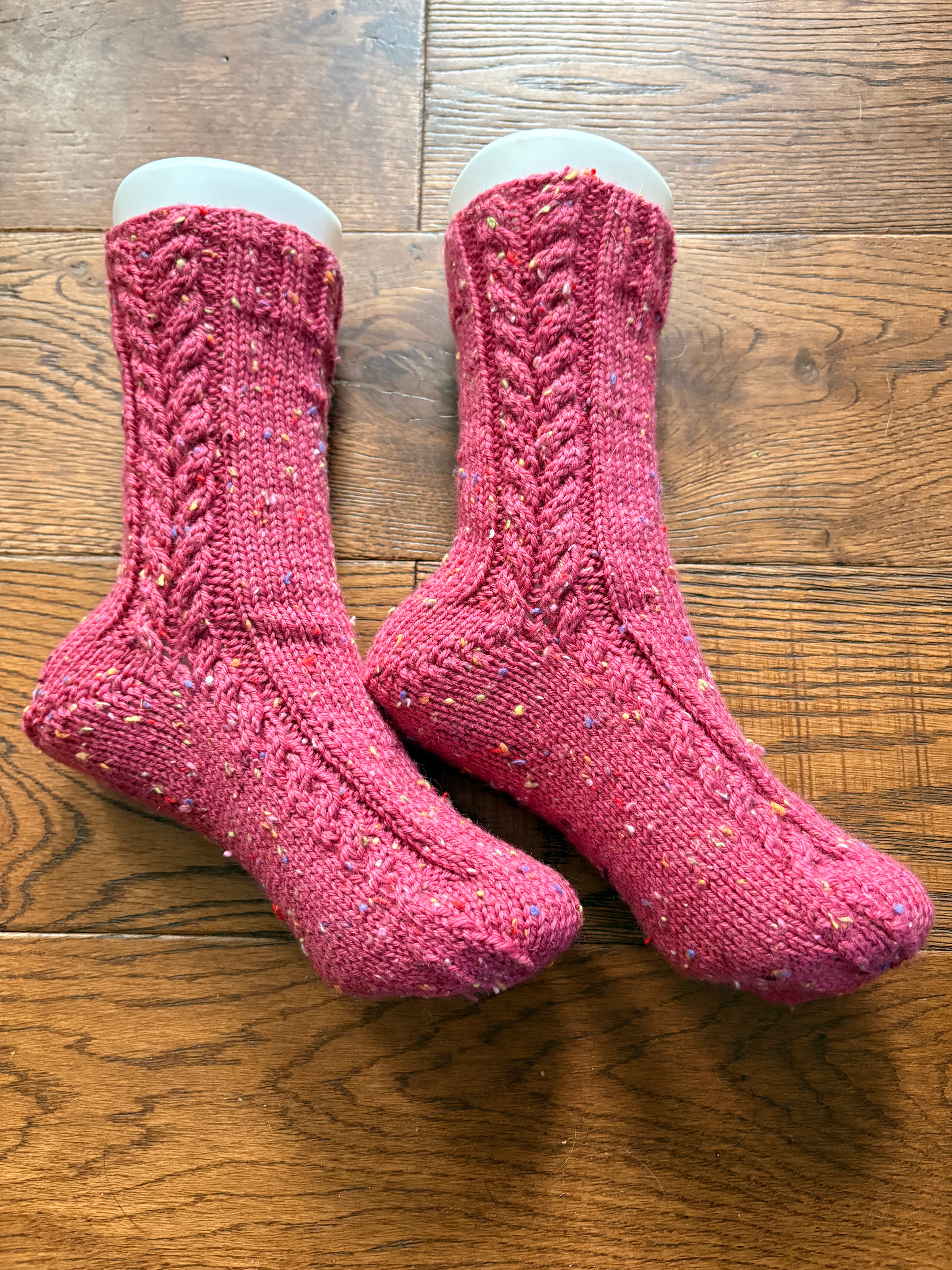 Raspberry tweed