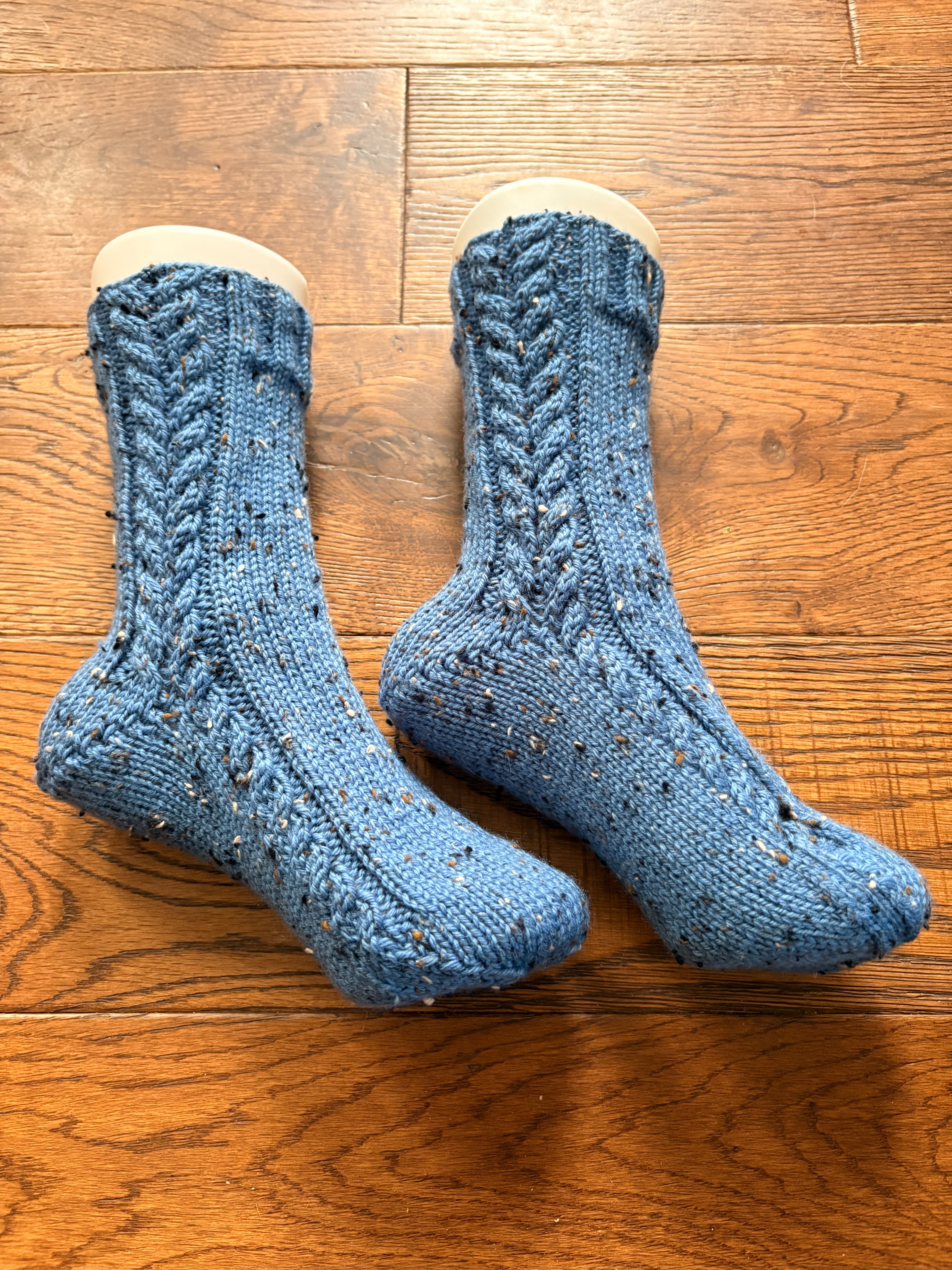 Blue tweed